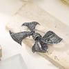 Vintage Rhinestone Bowknot Brooches For Women Clothing Coat Jewelry Accessries Gifts