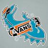 Vans Dinosaur Hoodie Men Hoodies Light-Gray VN0A5H5QV5X