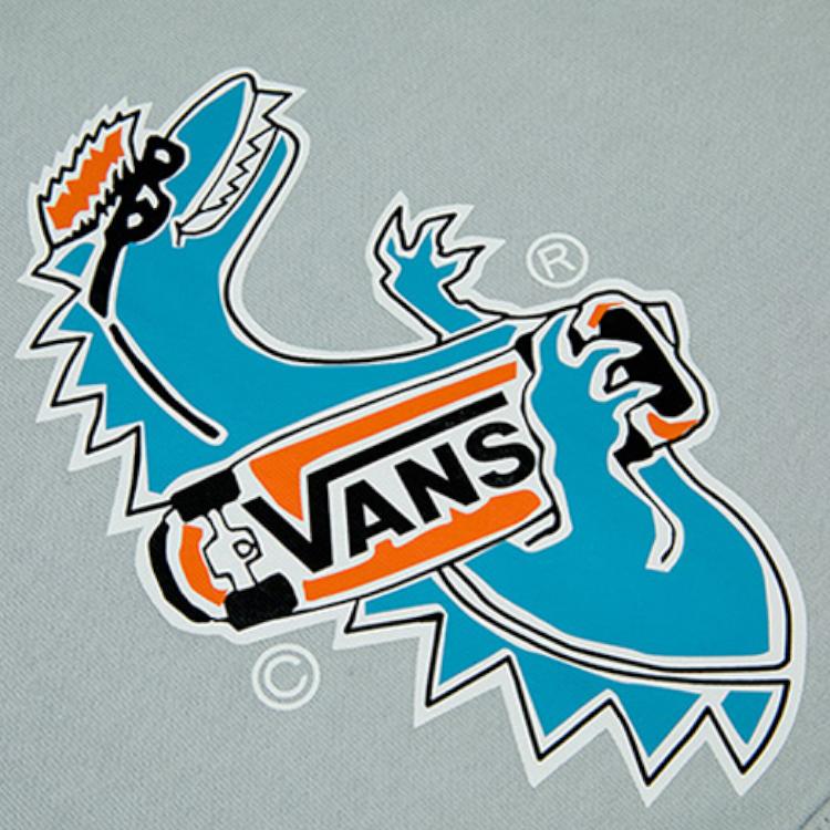Vans Dinosaur Hoodie Men Hoodies Light-Gray VN0A5H5QV5X