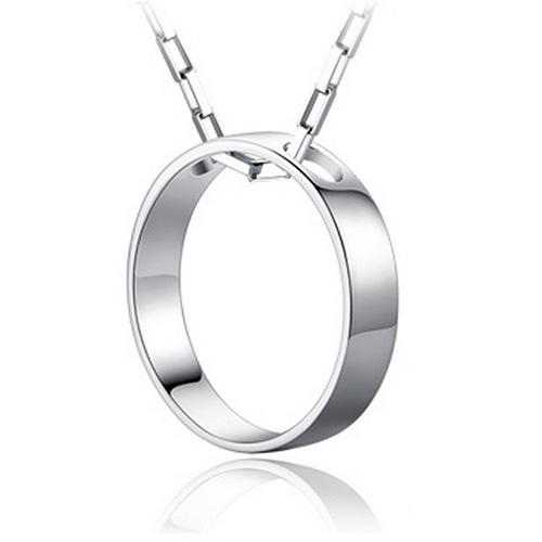 

Weihua, Temperament Women, кулон с концентрическим краем, ожерелье с круглым сердечком для парных мужчин и женщин, посеребренные ювелирные изделия