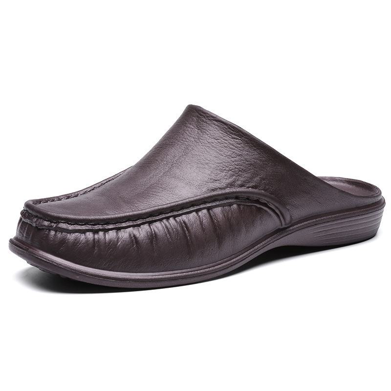 2020 Summer Korean Beach Sandals Men's Fashion Casual Baotou Sandals Large Size, Perfect for Indoor and Outdoor.