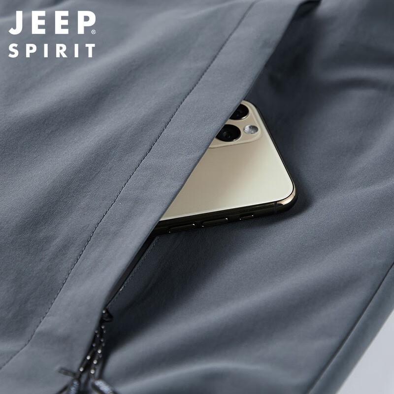 JEEP SPIRIT Men's Casual Stand Collar Jacket