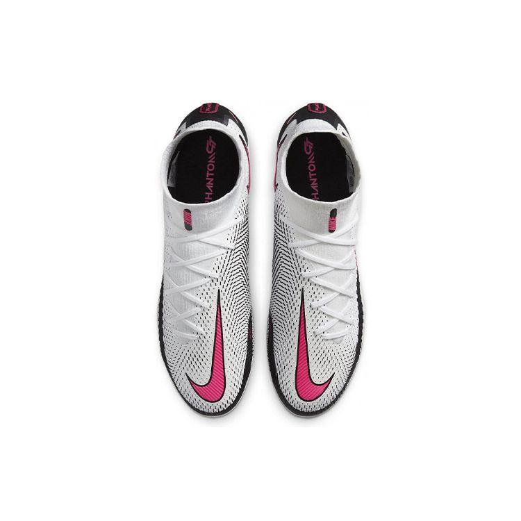 Nike Zapatillas Phantom GT Elite DF FG Blanco Rosa Blast Unisex Negro CW6589-160