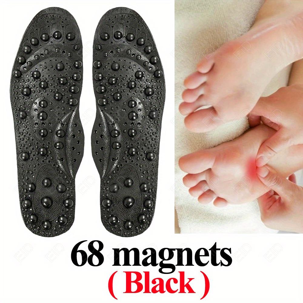 Vložky do bot s 68 magnetickými kameny pro masáž a akupresuru chodidel