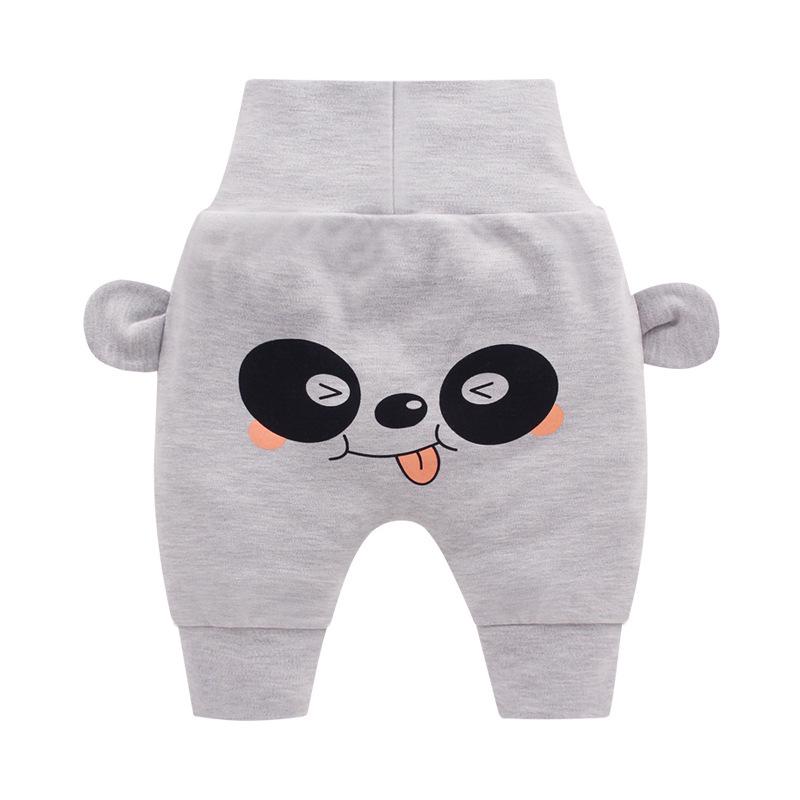Infant High-Waist Belly Protection Pants: Spring & Autumn Style for Boys & Girls