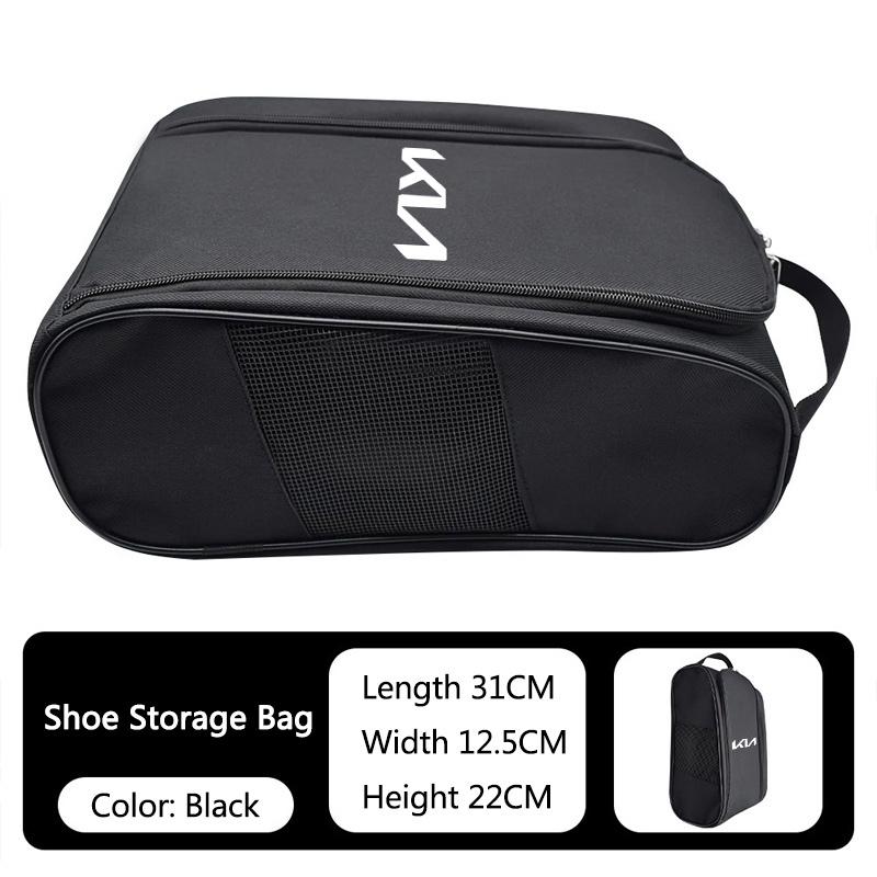 Car Sneaker Storage Bag Travel Outing Shoes Storage Zipper Style For Kia Rio Ceed Sportage Cerato Soul Sorento Picanto Optima cvufy50