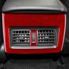 Real Soft Carbon Fiber For Toyota Camry 2018 2019 2020 2021 2022 2023 2024 LHD RHD Car Rear Air Outlet Panel Interior Trim.