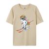 Cute Skiing Unicorn Girls Unicorn Tshirt Unisex Anime Printed Tshirts Gifts Tees Shirts Male Clothing
