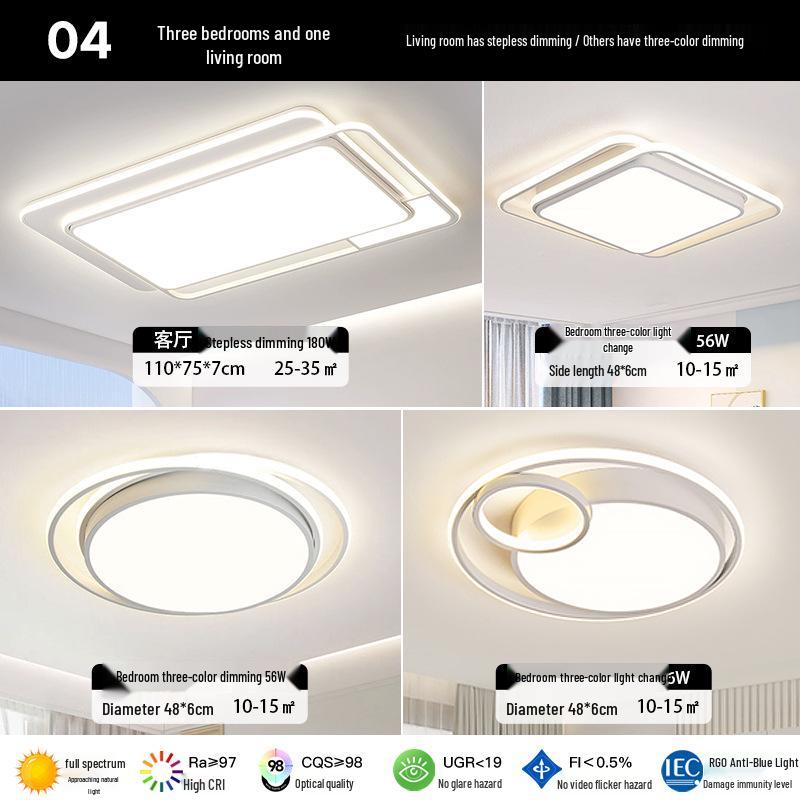 Modern Minimalist Eye Protection Ceiling Light for Living Room and Bedroom