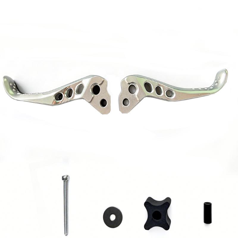 Suitable for Shimano SRAM Magura brake lever modification parts, high-strength aviation aluminum milling, excellent performance SRAM-Silvery