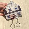 Creative Wall Key Holder Cartoon Keyring Hanger New Bubu Dudu Keychains