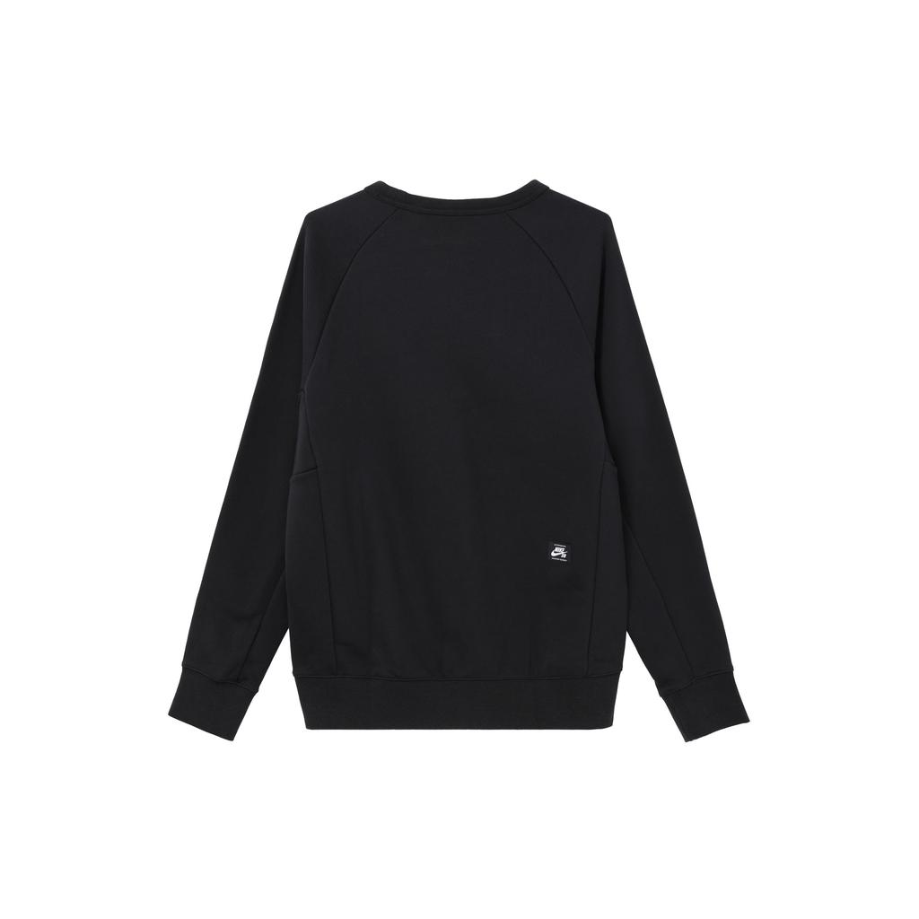 Nike SB Icon Fleece Skateboarding Casual Pullover Sweatshirt Men Tops Black 885846-010
