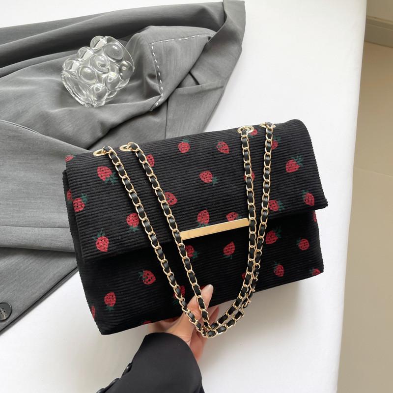 

Модная Минималистичная Сумка Через Плечо Для Женщин В Универсальных Цветах, Идеально Подходит Для Лета 2024 чёрный