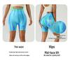 Women's Colorful Aurora Honey Butt Lifting Yoga Shorts - Quick-drying Gradient Fitness Three-quarter Sports Pants