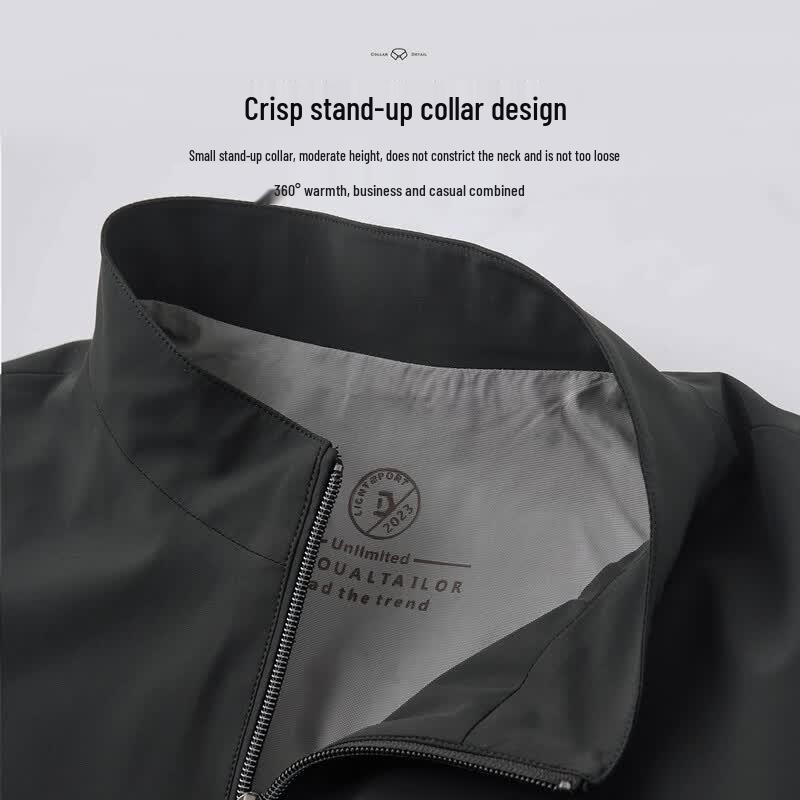 FIRS Men's Business Casual Stand-up Collar Jacket