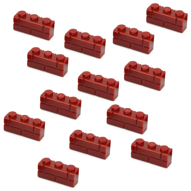 100g High Wall Thick MOC Building Blocks Bulk Granular 1x2 Right-angle 1x3 1x4 Dots 15533 Wall Assembled Model Bricks DIY Toys