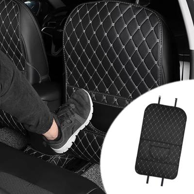 Car Back Seat Anti-Dirty Pad, PU Leather Car Seat Back Protector Cover, Child Kick Anti Dirty Protect Mats Auto Accessories