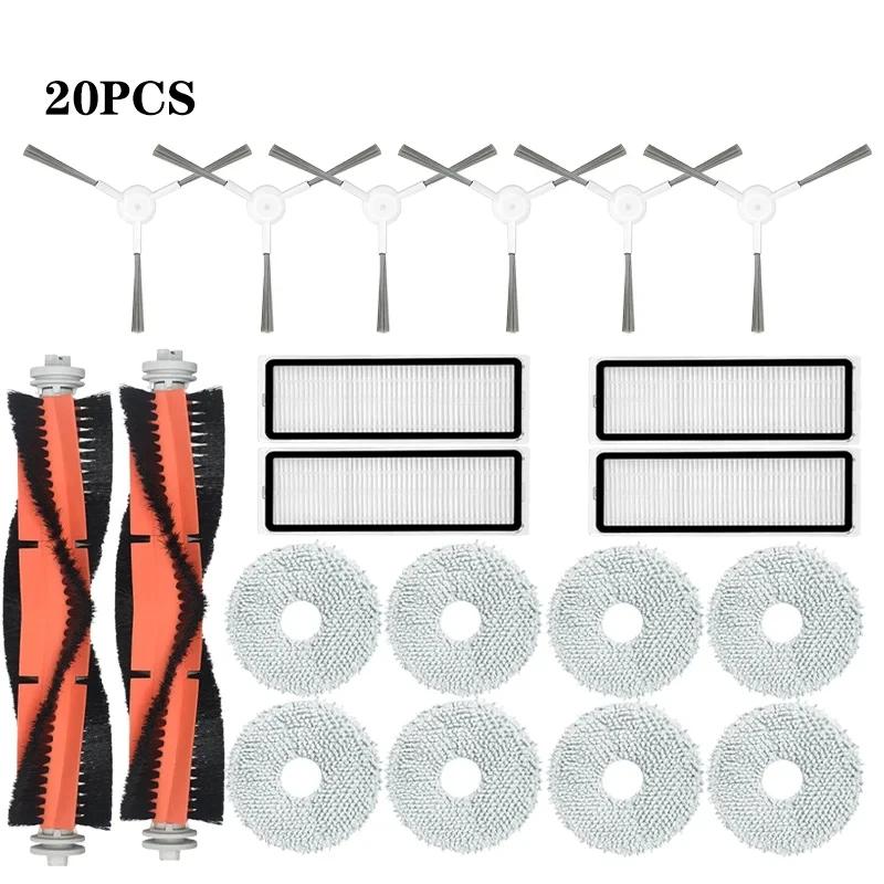 For Xiaomi Robot Vacuum S10+ / S10 Plus Accessories Main Side Brush Hepa Filter Mop Rag Cloth Spare Parts