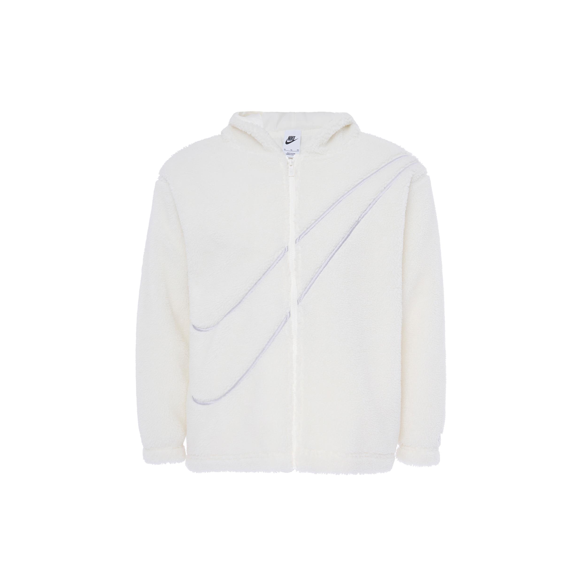 

New Nike Dragon New Year s Collection SPORTSWEAR Velvet feel Coat Women s Sail White FZ6536-133 S
