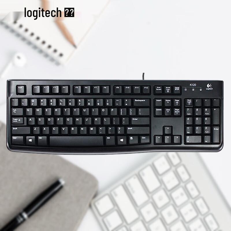 

Logitech K120 USB Full-Size Wired Keyboard