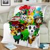 Cartoon Animal Crossing New Horizons Soft Plush Blanket,Flannel Blanket Throw Blanket for Living Room Bedroom Sofa Cover Child