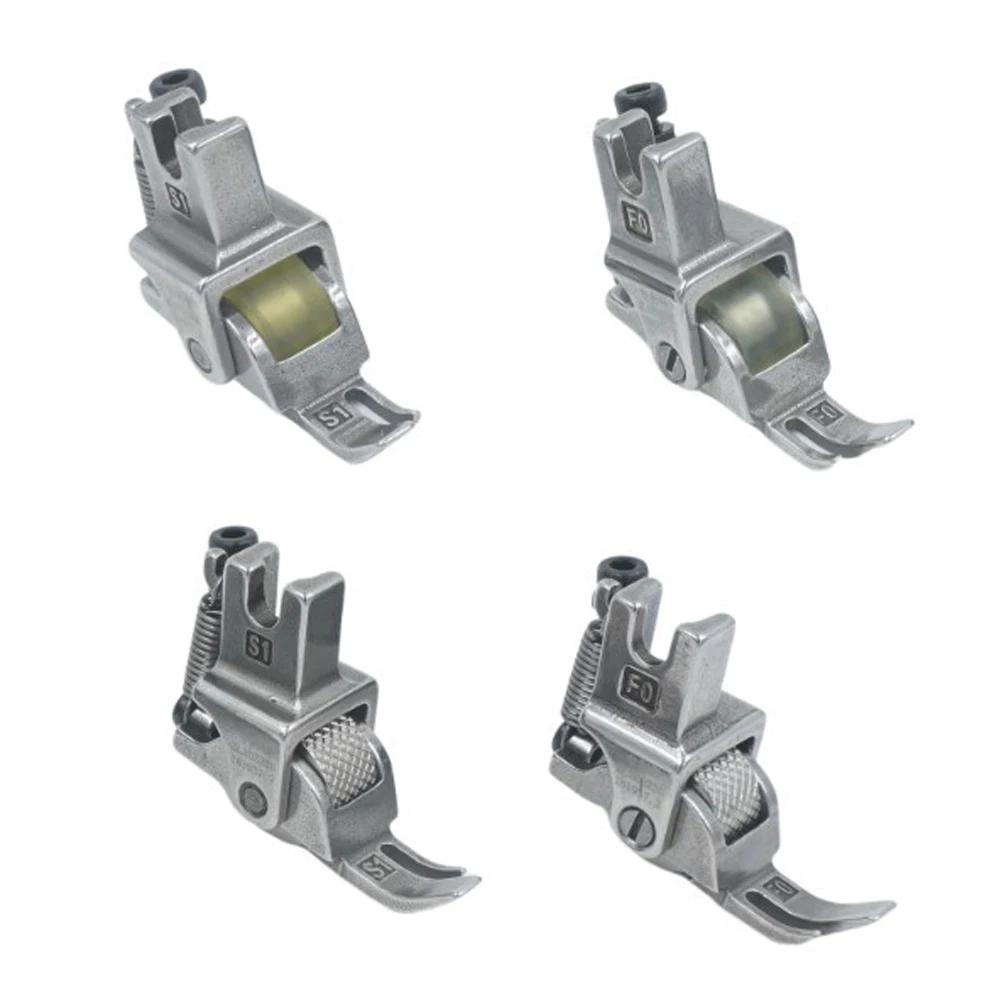 Industrial Sewing Machine Wheel Roller Presser Foot Flat Car Thin Thick Fabric Presser Foot Sewing Machine Accessories P360/P361