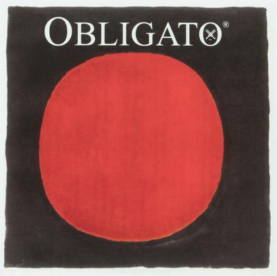 Corda para violino Obligato, núcleo sintético, cordoalha Sol, prata, volume 411421 4/4