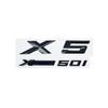 3D ABS Adhesive Black Letter Badges for Trunk Emblem Suitable for BMW X5 E53 E70 F15 G05 Models XDrive28i 30i D 35i 40i 48i 50i Zw6