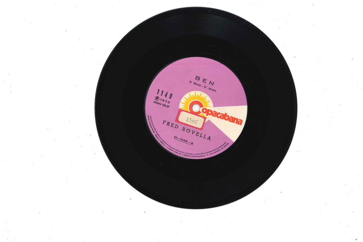 

7inch Record FRED ROVELLA - Ben 1149 OPACABANA Non Japan Latin Used