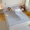 100% Cotton Dirt-Proof Duvet Cover & Sleeping Bag for Home or Travel, Available in Single/Double Size