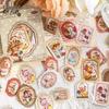 Pastoral Diary Momo Sticker Pack: Retro Artistic Plant Journal DIY Collage Material (6 Styles)