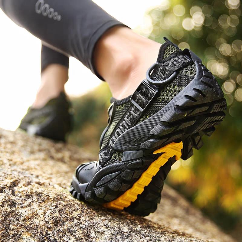 2026 Summer Men Women Trekking Hiking Shoes Summer Mesh Breathable Men Sneakers Outdoor Trail Climbing Sports Shoes Size 36-47