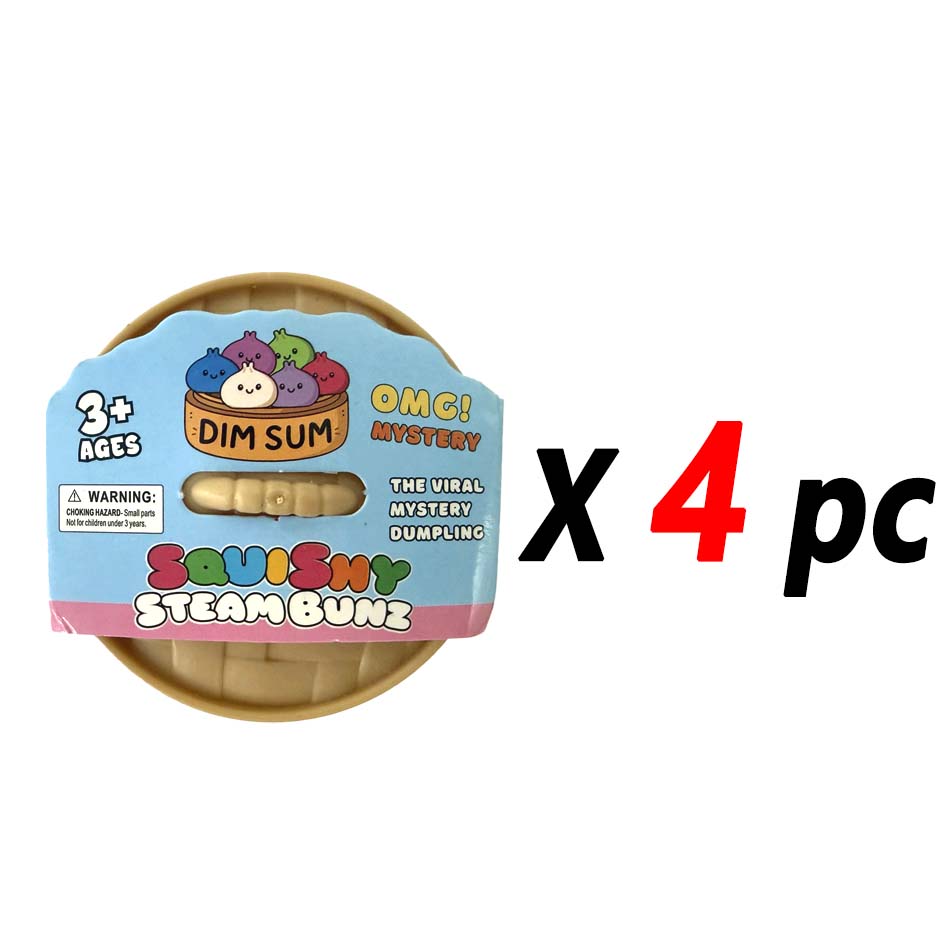 Dumpling Pressure Dumpling Squishies Cute Colorful Bun Toy Slow Rising Stress Relief Fidget Toy For Kids Adults Anti-Anxiety Gif