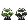Arbre Bonsaï Artificiel Réaliste Plante Artificielle d'Intérieur Ornement pour Décoration de Maison Étagère de Bureau Espace Invités