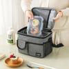 Large Capacity Oxford Thermal Insulation Bag Commute Bento Storage Lunch Bag Portable Waterproof Beverage Thermal Cooler Bag