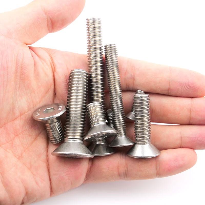 Bingyu 304 Stainless Steel DIN7991 Countersunk Flat Head Hex Socket Screws