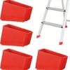 4Pcs Step Ladder Feet Covers Versatile Ladder Leg Covers Non-Skid Ladder Pads Rubber Foot Pad Insulating Foot Sleeve