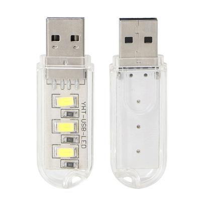 Portable Mini Led Night Light Camping Equipment Usb Power 3 Led Light Chips Lamp