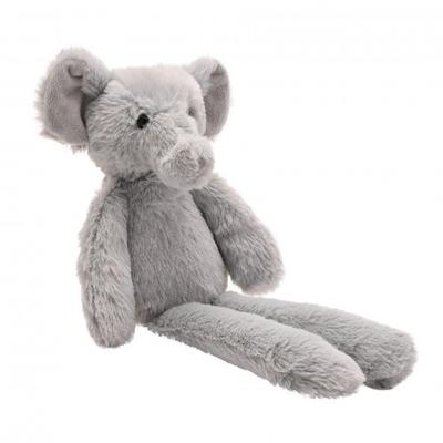 Nelly The Plush Long Leg Grey Elephant 35 Cm