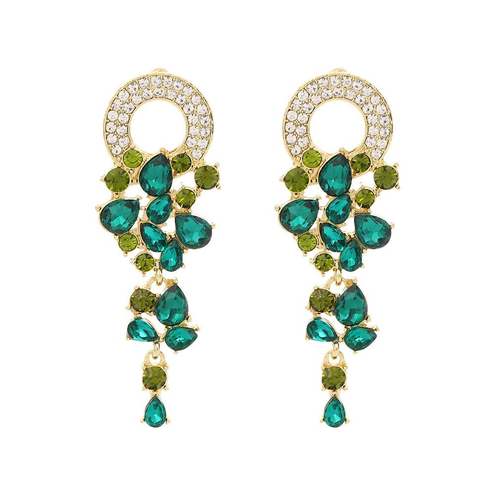Minimalist Vintage Tassel Flower Drop Earrings Fashionable Elegant Dangle Earrings For Women Evening Party Jewelry