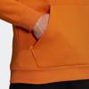 Adidas Full Zip Hoodie With Kangaroo Pocket Men Hoodies Orange H58975