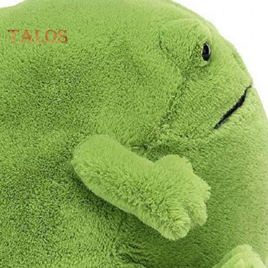 Grünes Frosch-Puppenspielzeug, Stofftier, Plüsch-Froschfigur, Umarmungskissen, Heimdekoration für Kinder, Erwachsene, Mädchen, Jungen