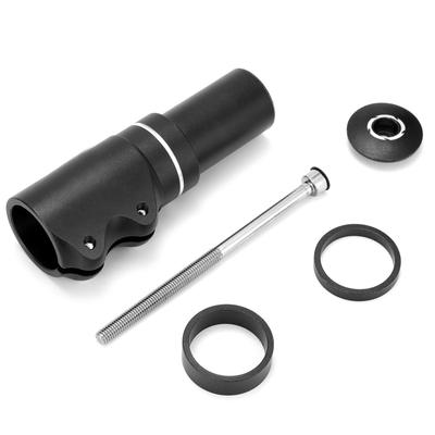 Bike Fork Stem Extension Handlebar Adapter, 28.6mm Aluminum Alloy with 50x10mm Joint for 3.1 Inch Height Increase