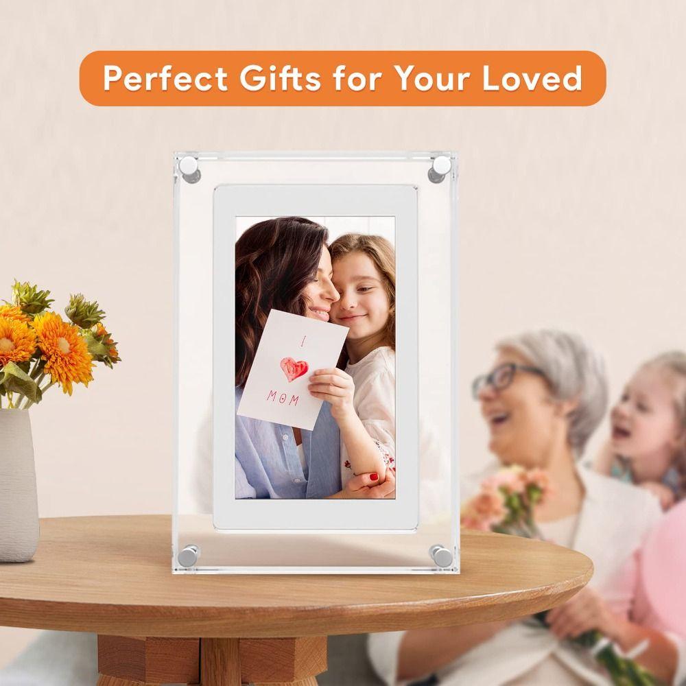 Acrylic Digital Photo Frame IPS Display Digital Album Gift Slideshow Frame Home Decor