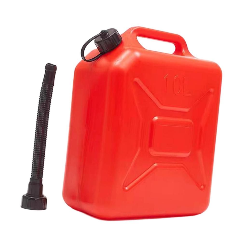 Auto Tank Container Bucket for Liquids Red Car Motorcycle Refueling Adventure SUV Vehicles