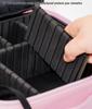 High-Grade LED Mirror Travel Makeup Bag for Women: Portable, Large Capacity, and Compartmentalized for Brushes