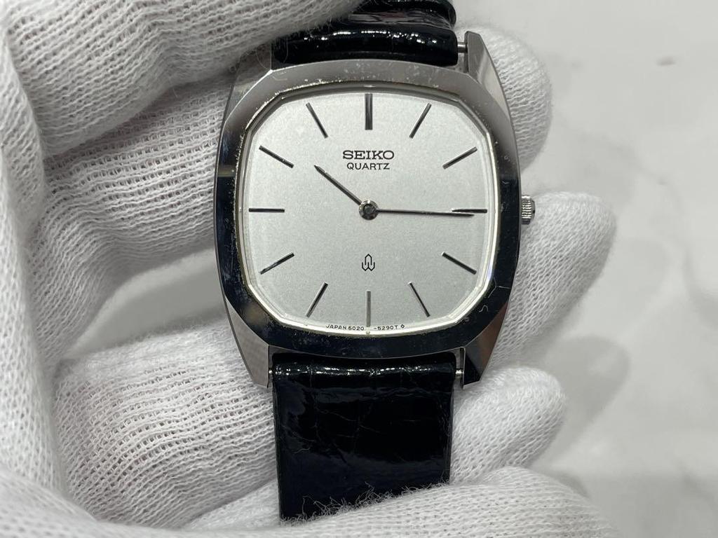[USED] SEIKO Quartz Watch Silver/Black