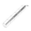 6 Fächer Mini-Tabletten-Etui Aluminiumlegierung Wasserdicht Tragbare Tablettenbox Spender 25x140mm