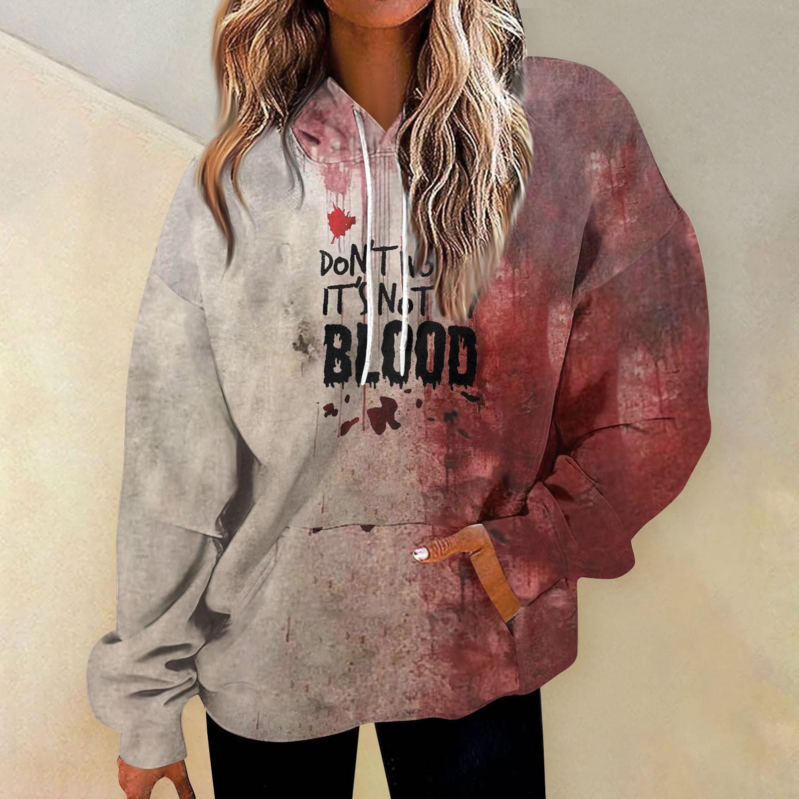 Женская модная толстовка с принтом — фото 6