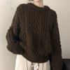The Pink Women S pluSh looSe Fit Cable Knit